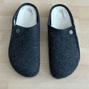 Size 41 Birkenstock Zermatt (Dark Gray Wool)